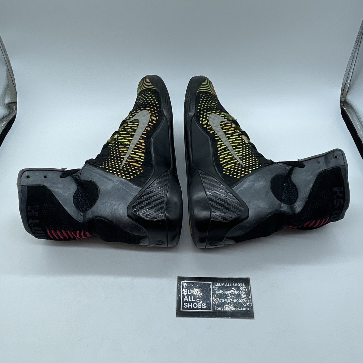 Size 9.5 - Nike Kobe 9 Elite Inspiration Black Yellow Suede (630847-004)