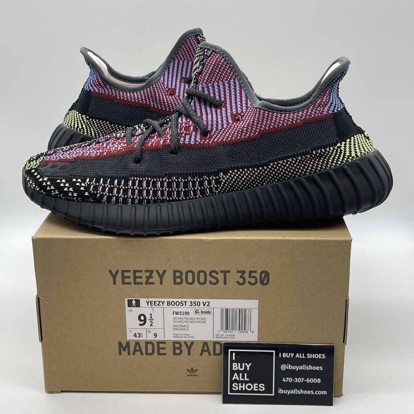 Size 9.5 - adidas Yeezy Boost 350 V2 Yecheil Non-Reflective Suede (FW5190)