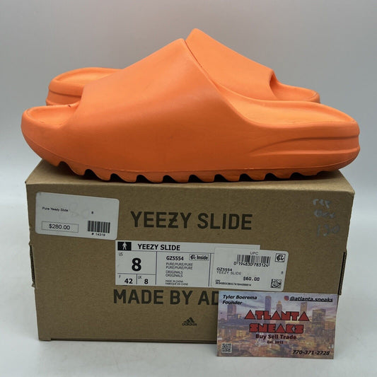 Adidas Yeezy Slide Enflame Orange GZ0953 Size 8 (GZ0953)