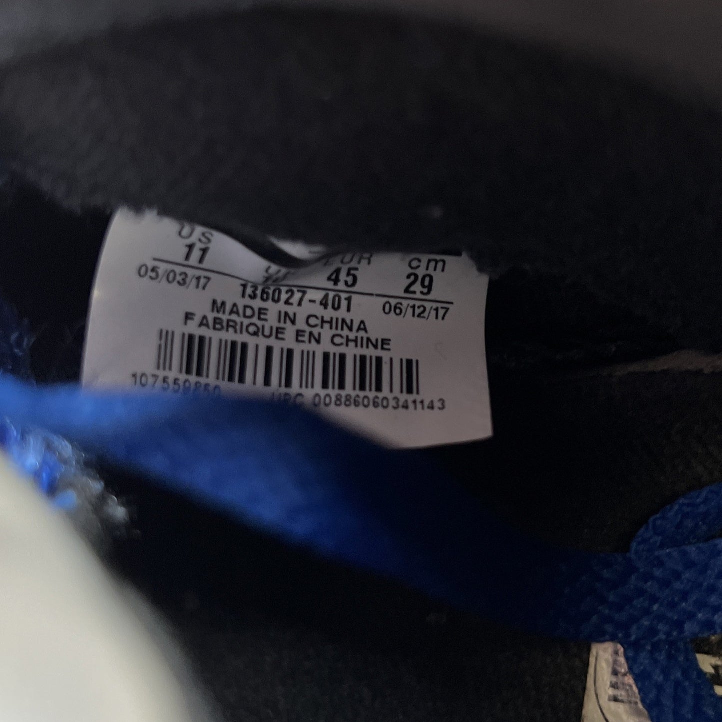 Size 11 - Air Jordan 5 Retro Blue Suede (136027-401)
