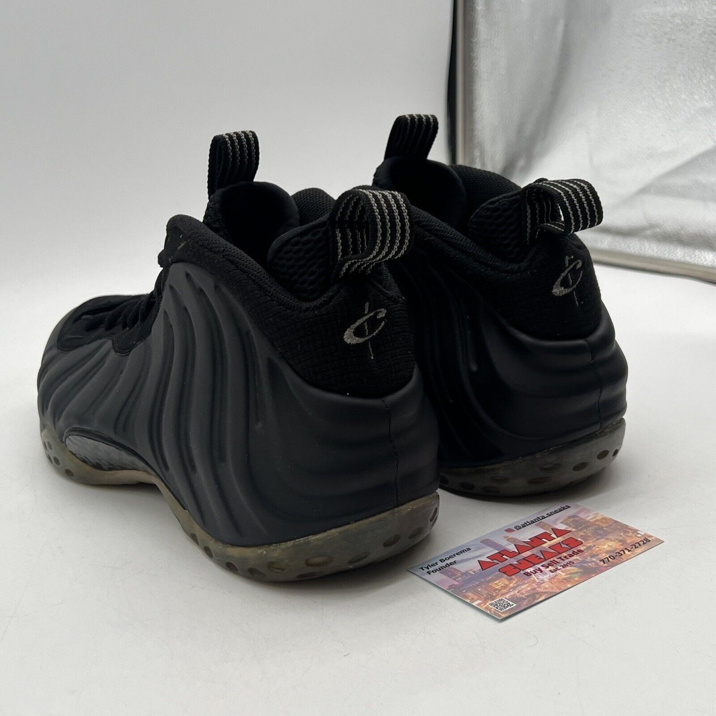 Size 10 - Nike Air Foamposite One Stealth Black (314996-010)