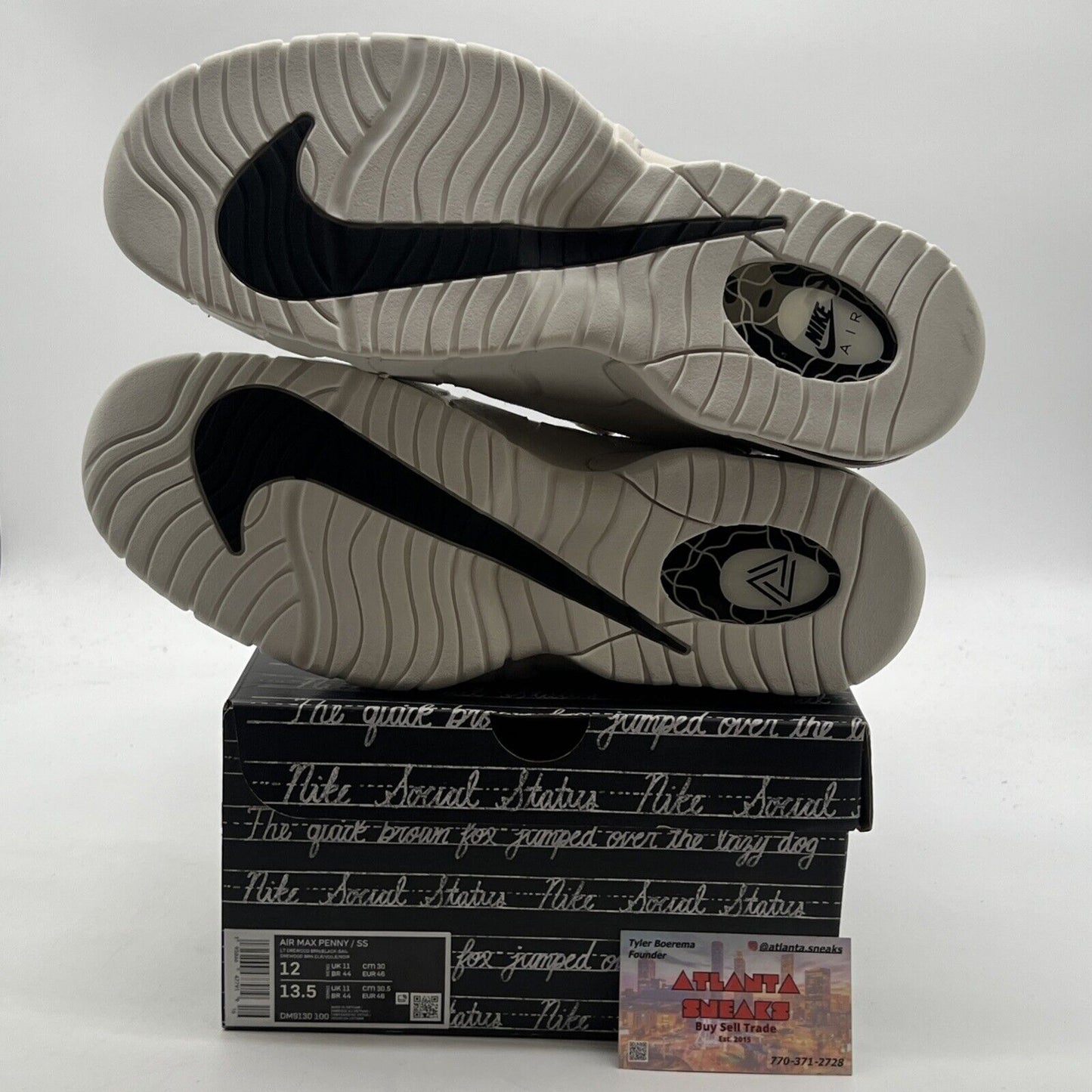 Size 12 - Nike Social Status x Air Max Penny 1 Recess - Desert Sand (DM9130-100)