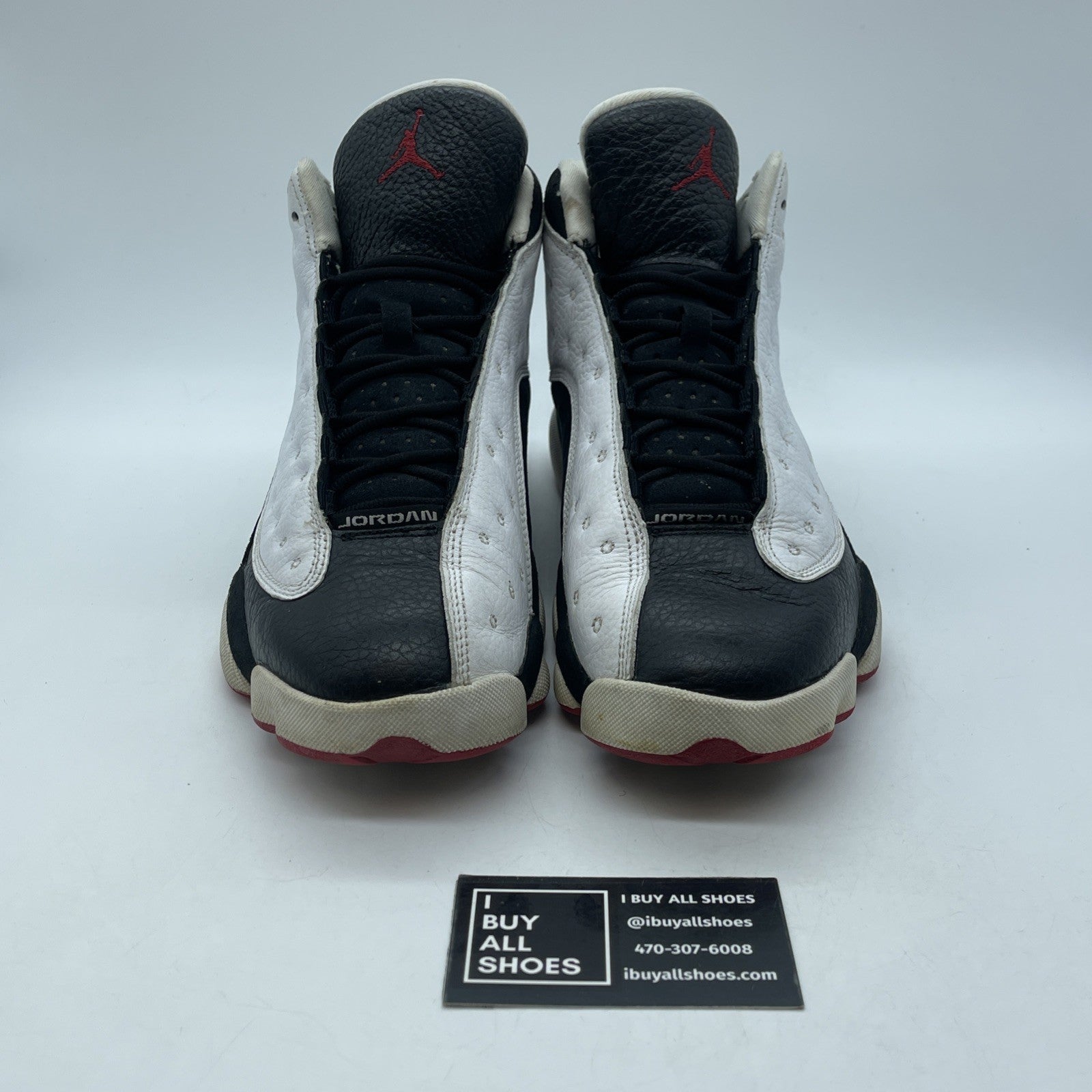 Size 9.5 - Jordan 13 Retro He Got Game 2018 White Black Suede (414571-104)