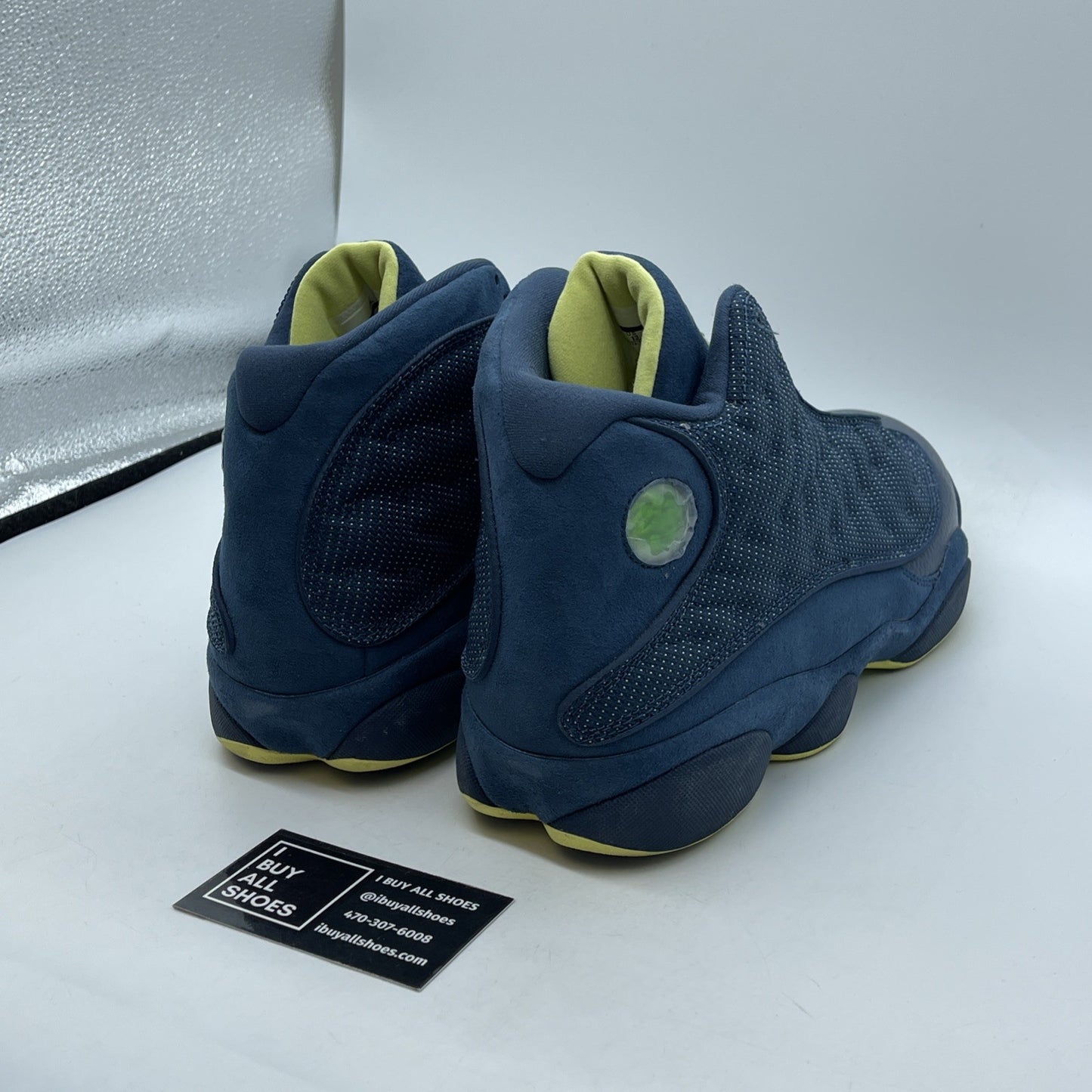 Size 13 - Air Jordan 13 Retro Squadron Blue Suede Leather (414571-405)