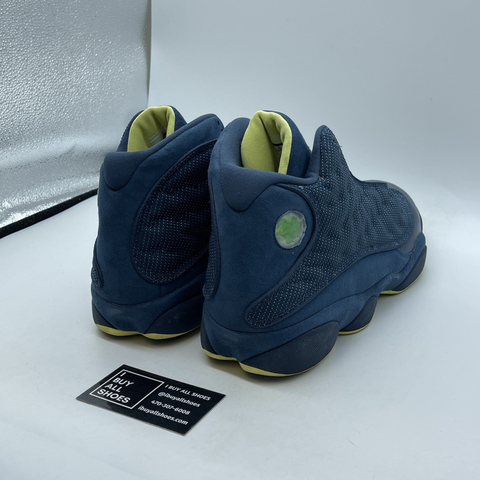 Size 13 - Air Jordan 13 Retro Squadron Blue Suede Leather (414571-405)