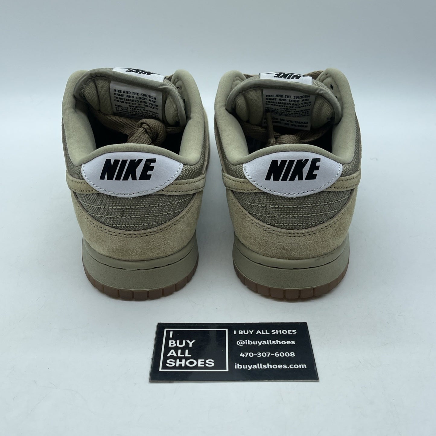Size 8.5 - Nike Dunk SB Pro B Low Parachute Beige Brown Suede (HJ0367-200)