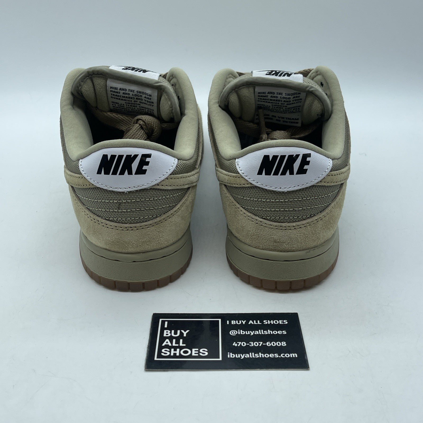 Size 8.5 - Nike Dunk SB Pro B Low Parachute Beige Brown Suede (HJ0367-200)