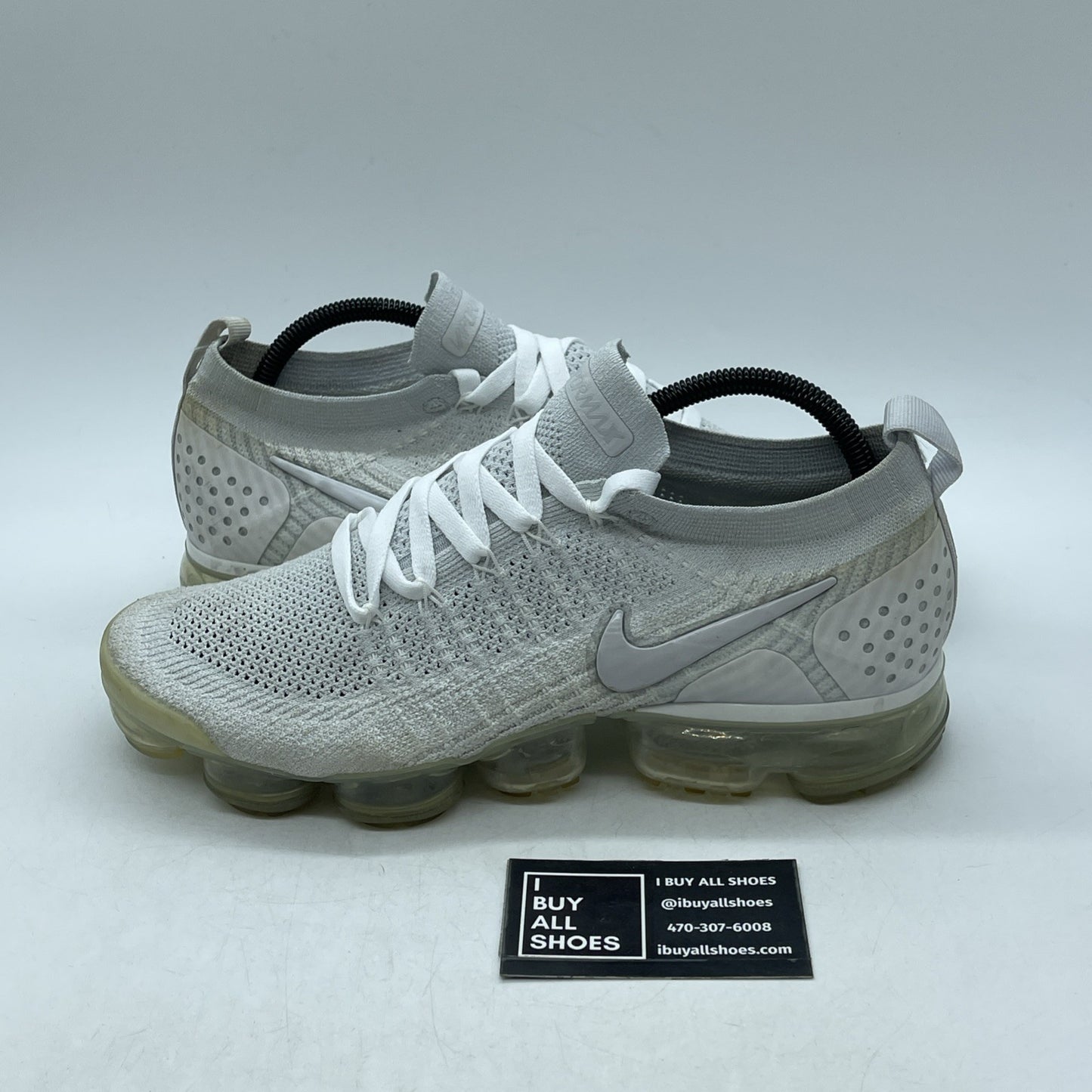 Size 10 - Nike Air VaporMax Flyknit 2 Vast Grey (942842-105)