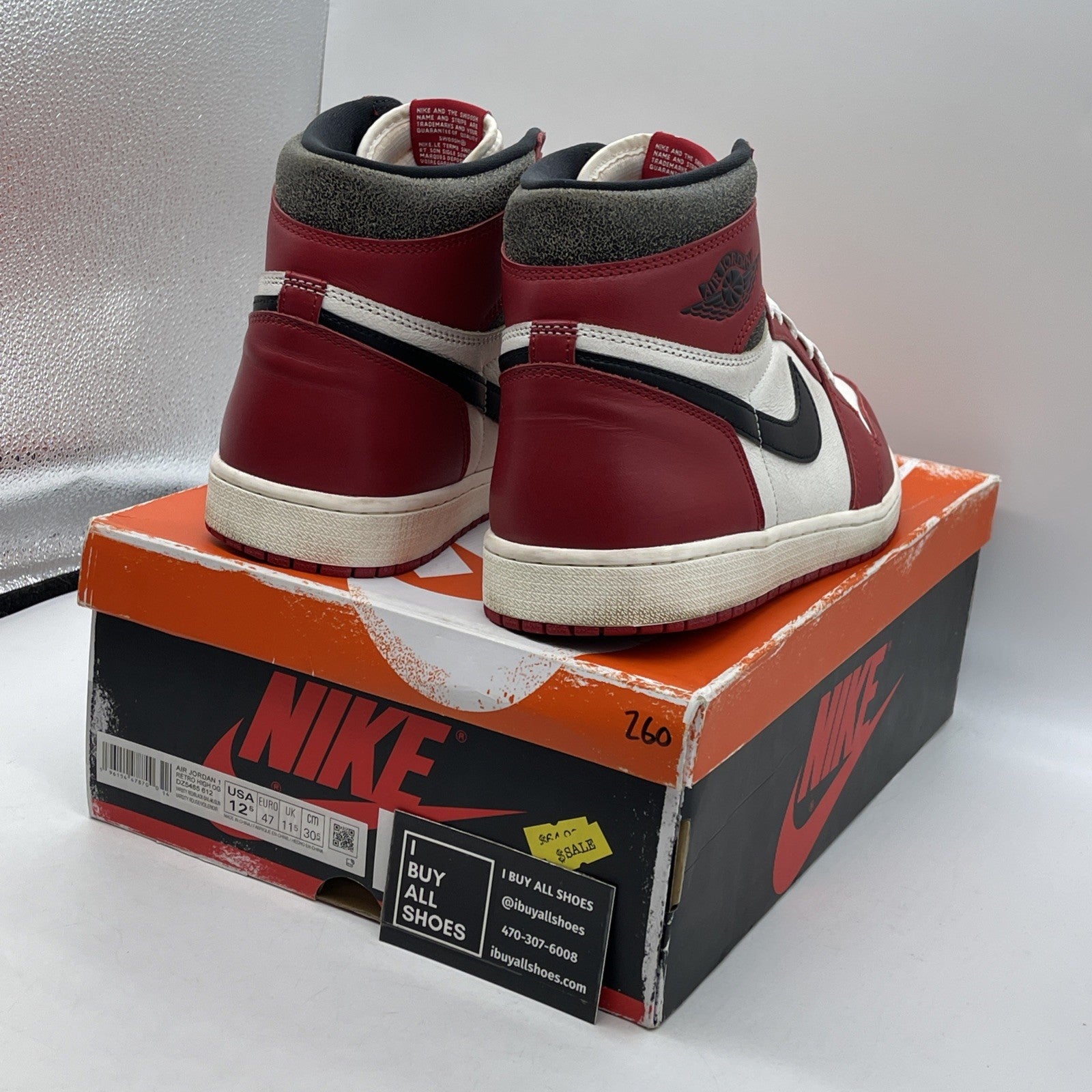 Size 12.5 - Jordan 1 Retro High OG Chicago Reimagined Lost & Found (DZ5485-612)