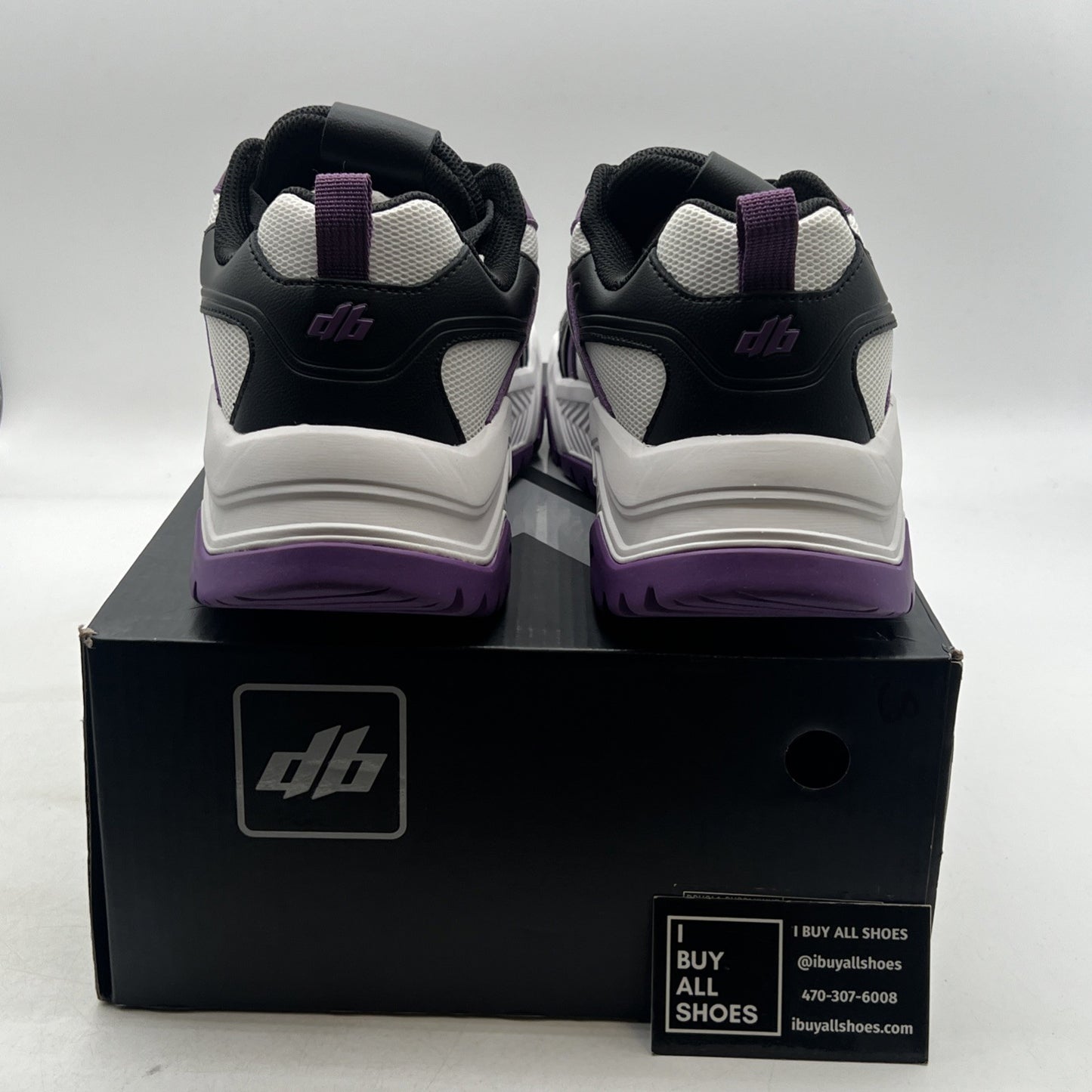 Size 12 - Decibel White, Purple And Black