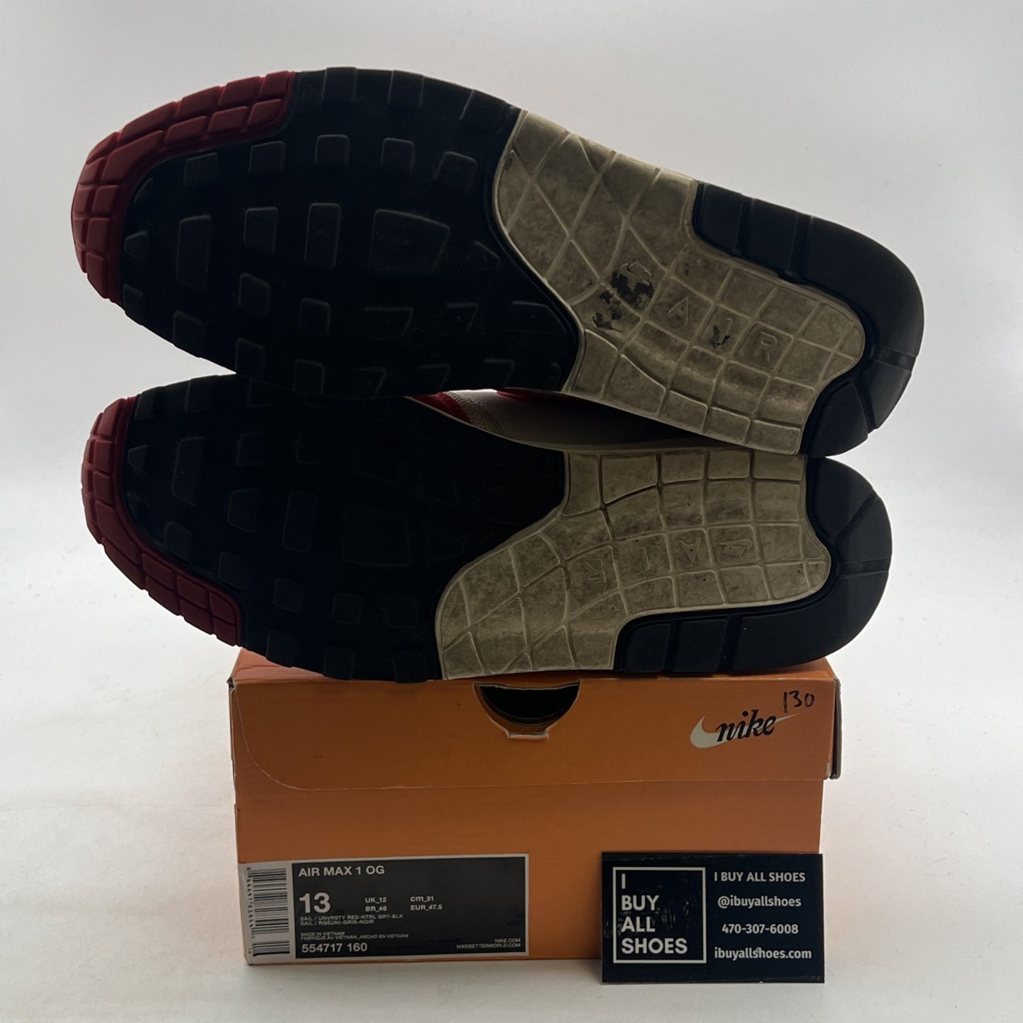 Size 13 - Nike Air Max 1 OG Vintage (554717-160)