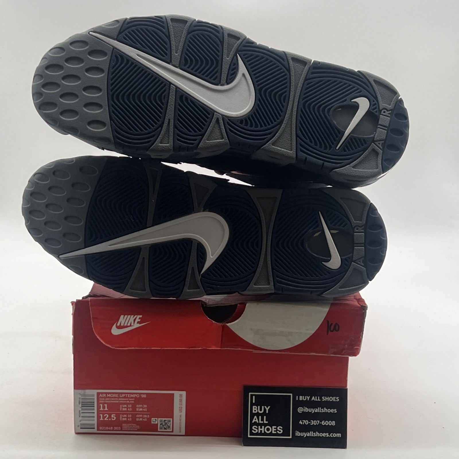 Size 11 - Nike Air More Uptempo Georgetown (921948-003)