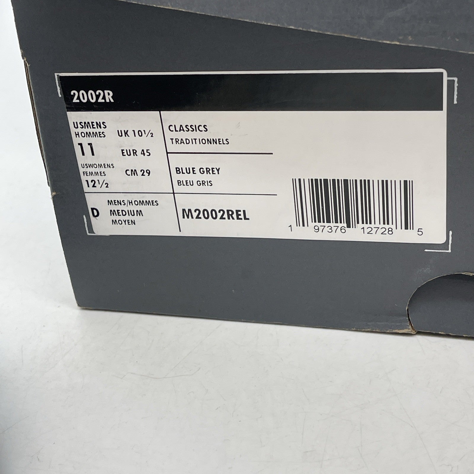 Size 11 - New Balance 2002R Castlerock Navy Grey Suede Leather (M2002REL)