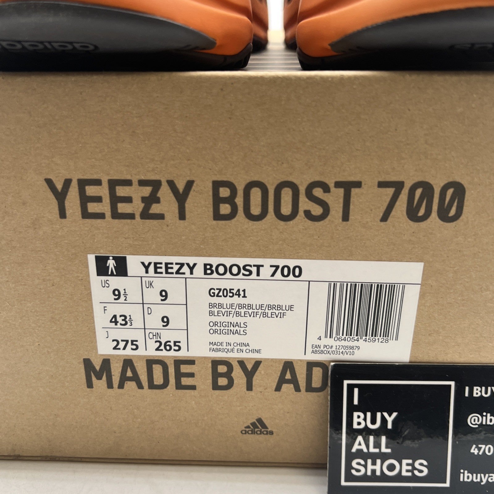 Size 9.5 - adidas Yeezy Boost 700 Bright Blue (GZ0541)