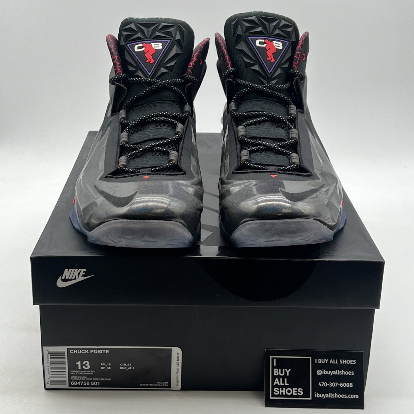 Size 13 - Nike Chuck Posite Purple Haze (684758-501)