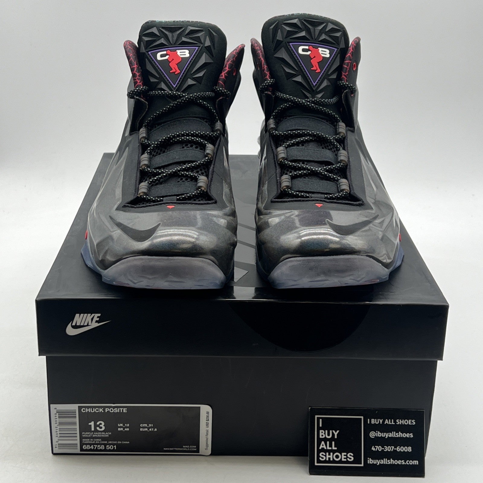Size 13 - Nike Chuck Posite Purple Haze (684758-501)