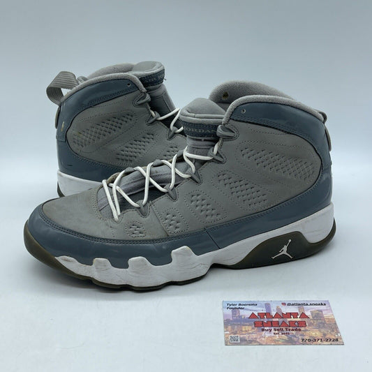 Size 10.5 - Air Jordan 9 Retro 2012 Cool Grey White Leather Suede (302370-015)