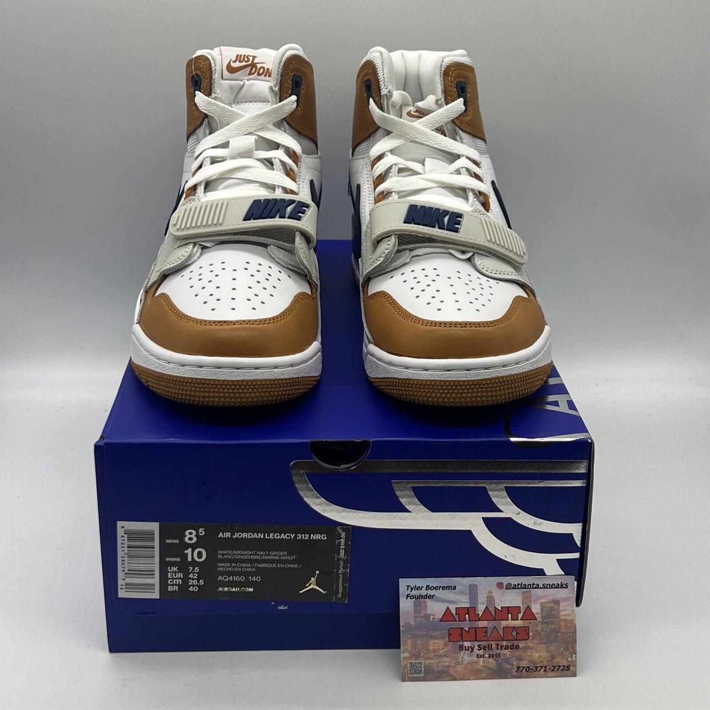 Size 8.5 - Just Don x Jordan Legacy 312 Medicine Ball Brand New Og All