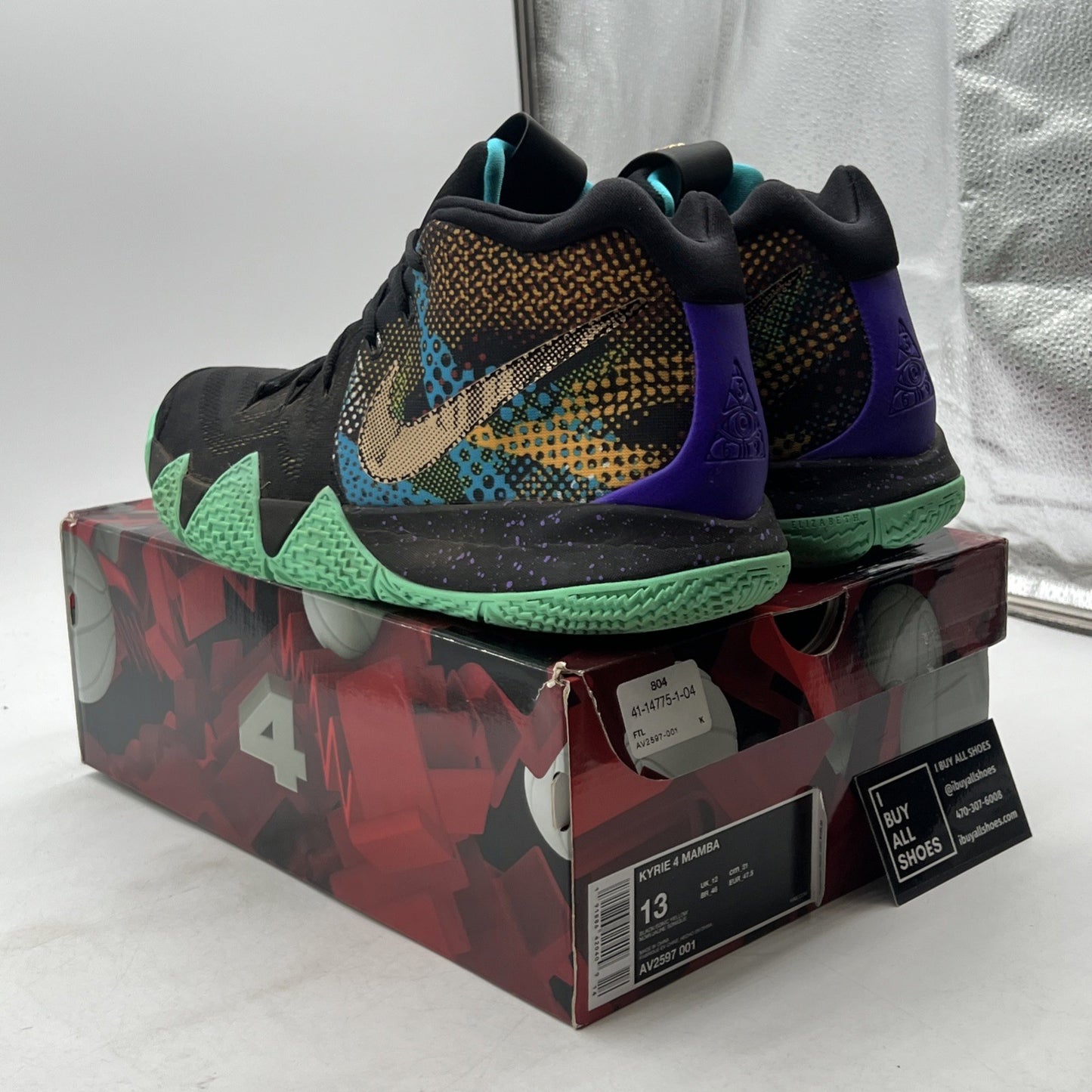 Size 13 - Nike Kyrie 4 Mamba Mentality (AV2597-001)