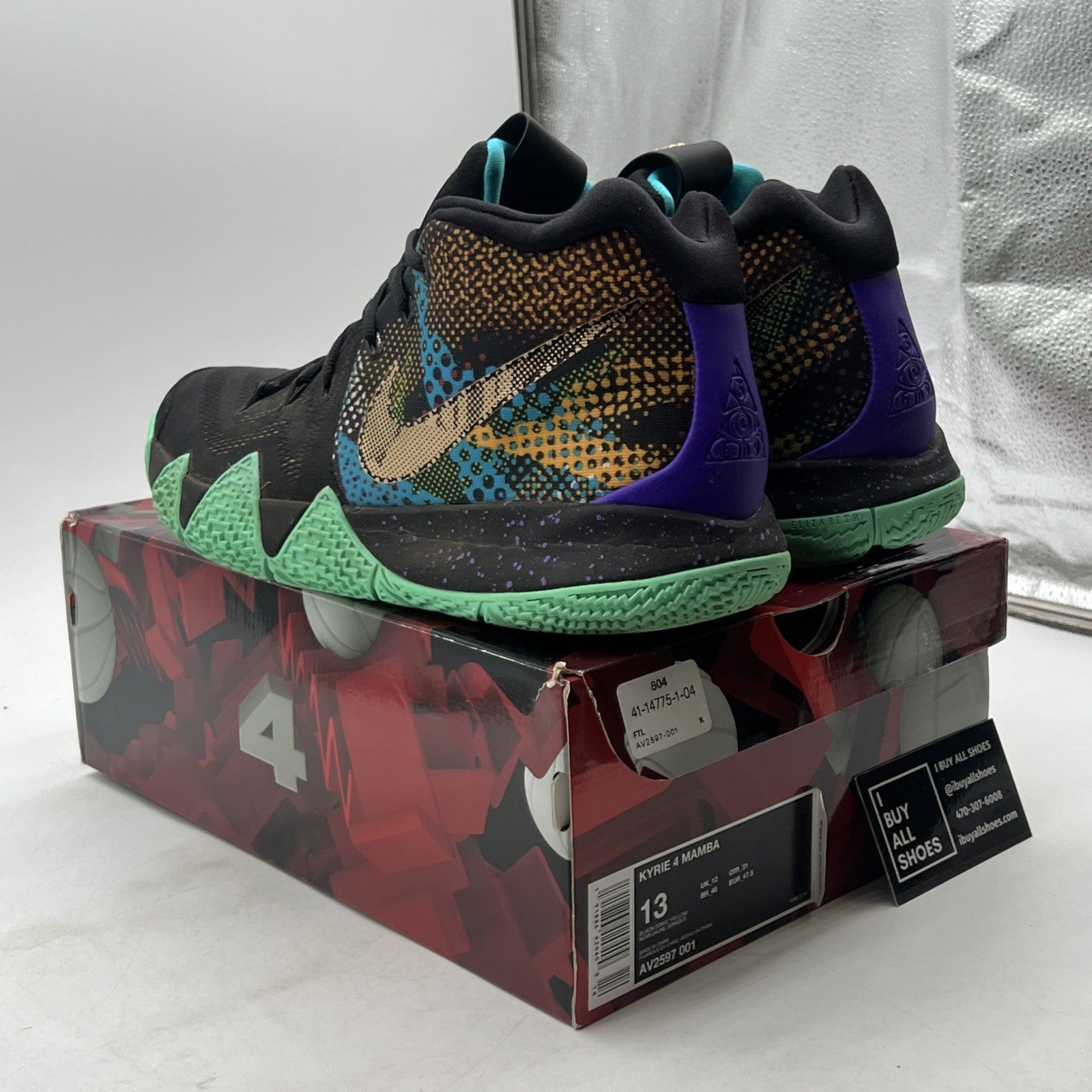 Size 13 - Nike Kyrie 4 Mamba Mentality (AV2597-001)
