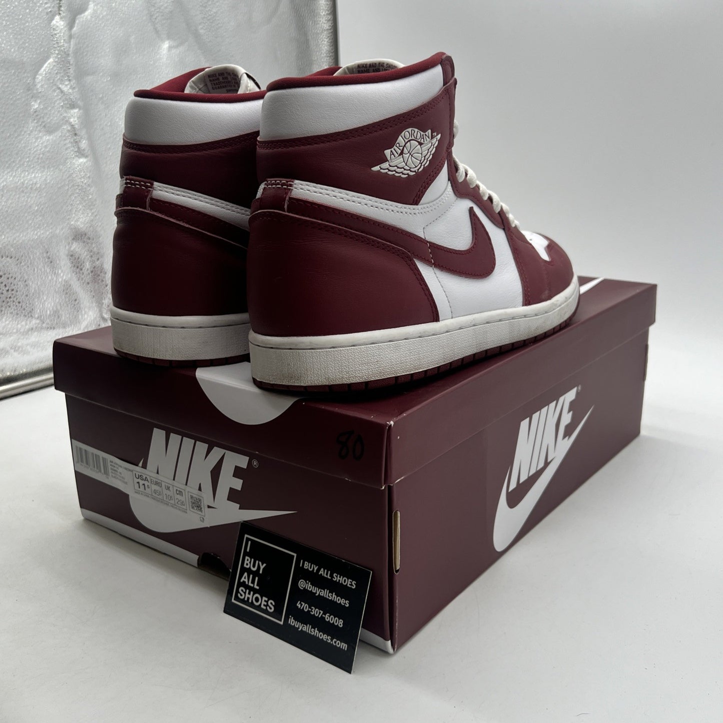 Size 11.5 - Air Jordan 1 Retro OG High Artisanal Red (DZ5485-160)