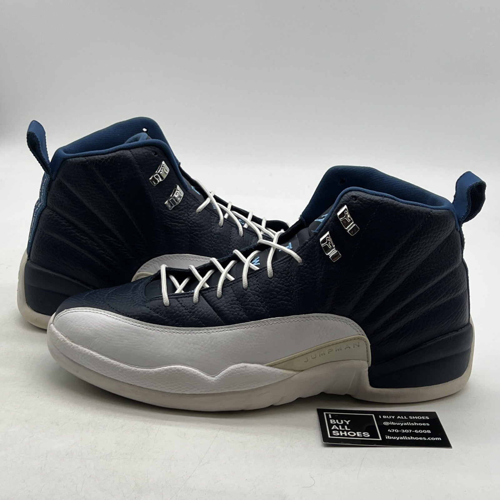 Size 13.5 - Air Jordan 12 Retro 2012 Obsidian (130690-410)