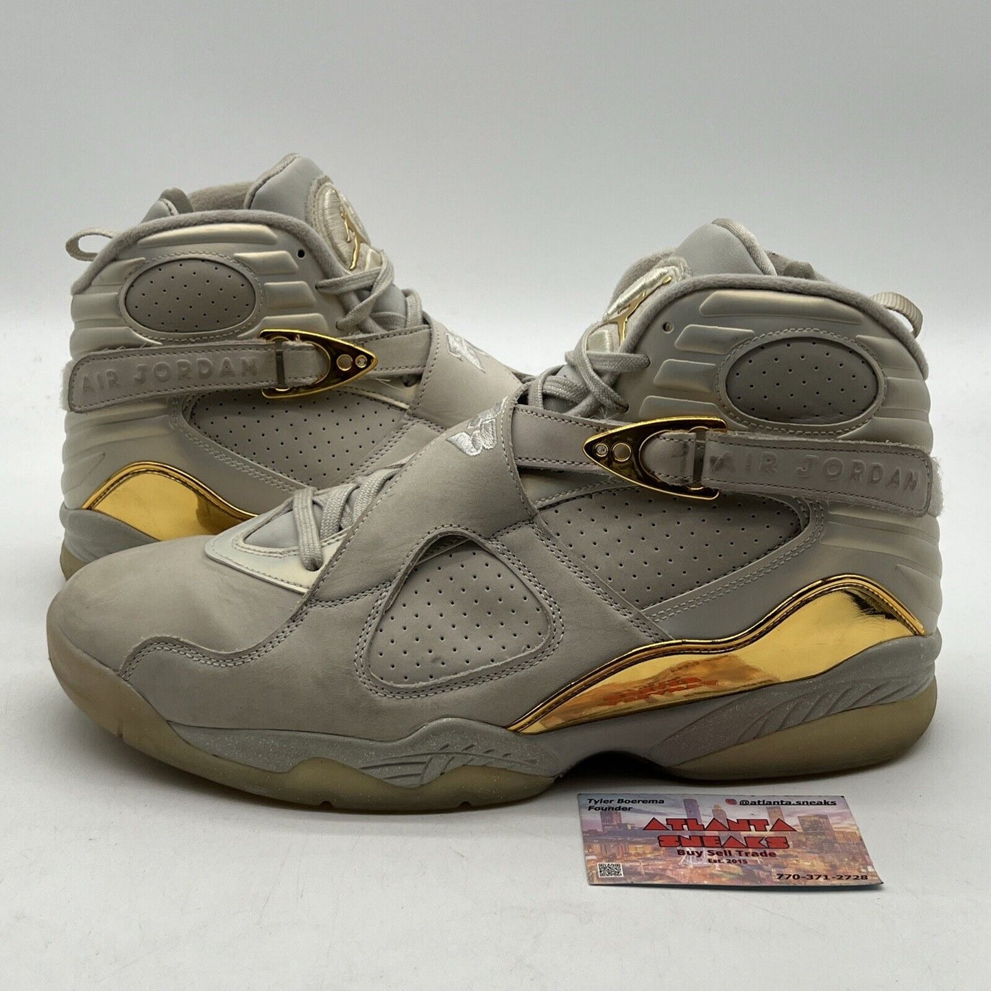 Size 12 - Air Jordan 8 Retro C&C Trophy Good Suede (832821-030)