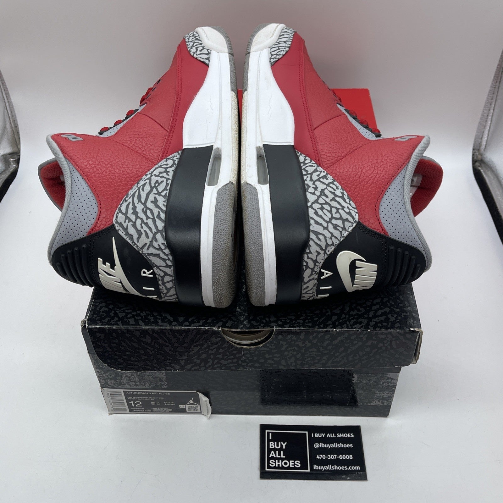 Size 12 - Jordan 3 Retro SE Mid Unite Red Black Grey Suede Leather (CK5692-600)
