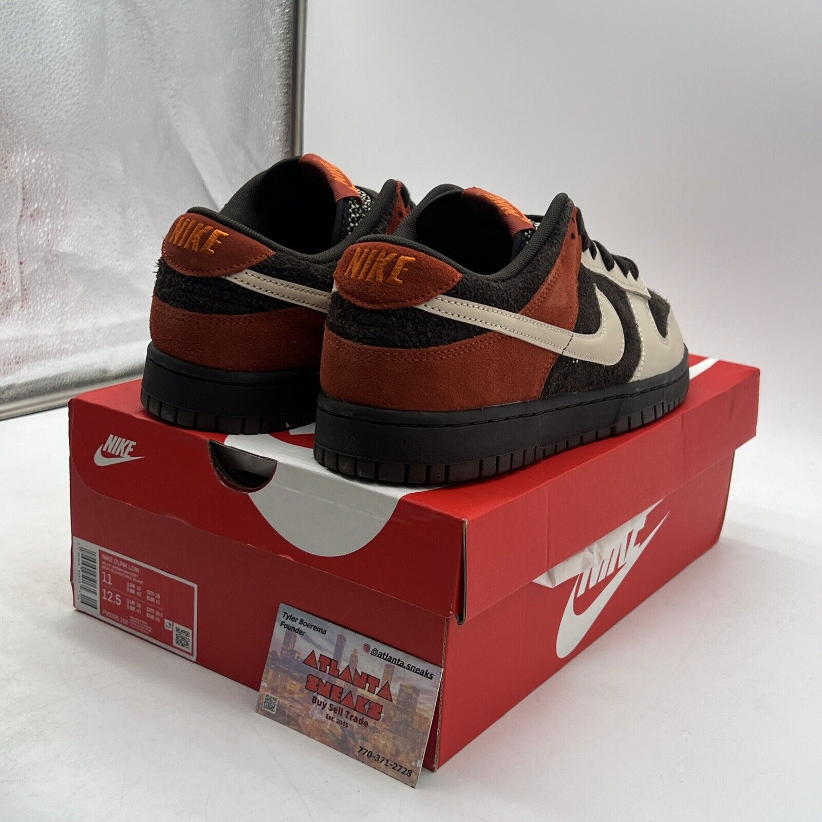 Size 11 - Nike Dunk Low Red Panda Suede Tan (FV0395-200)