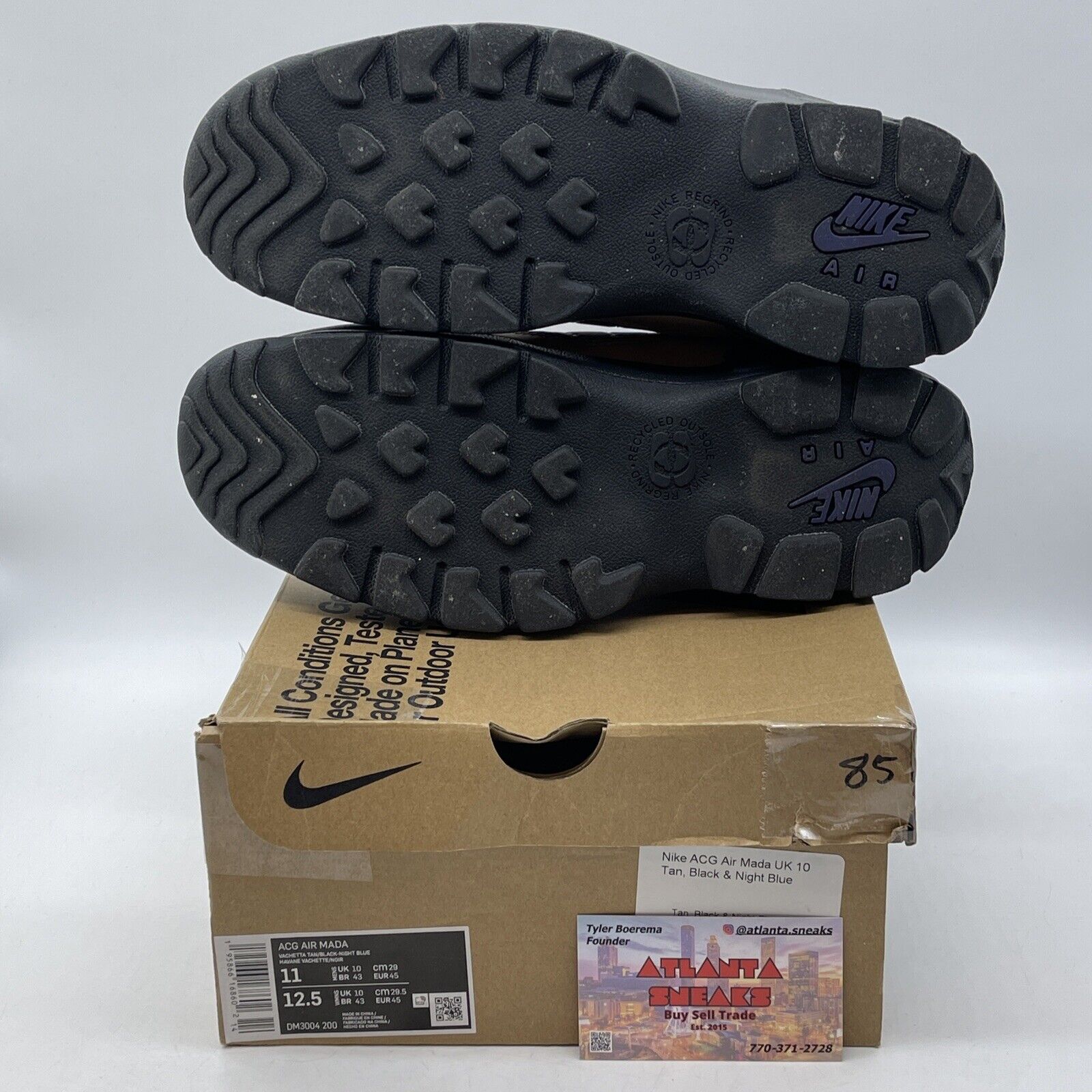 Size 11 - Nike ACG Air Mada Vachetta Tan Purple Black Suede Leather (DM3004-200)