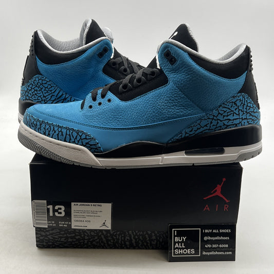 Size 13 - Air Jordan 3 Retro Powder Blue (136064-406)