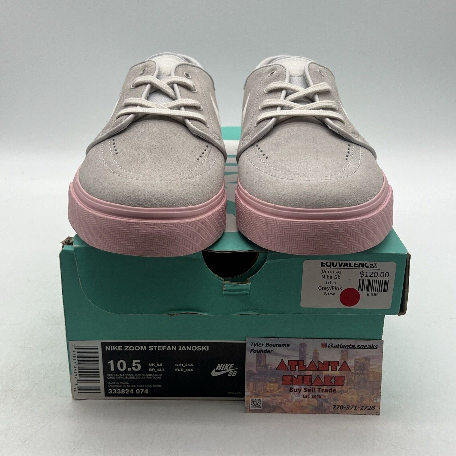 Size 10.5 - Nike Zoom Stefan Janoski Phantom Bubblegum (333824-074)