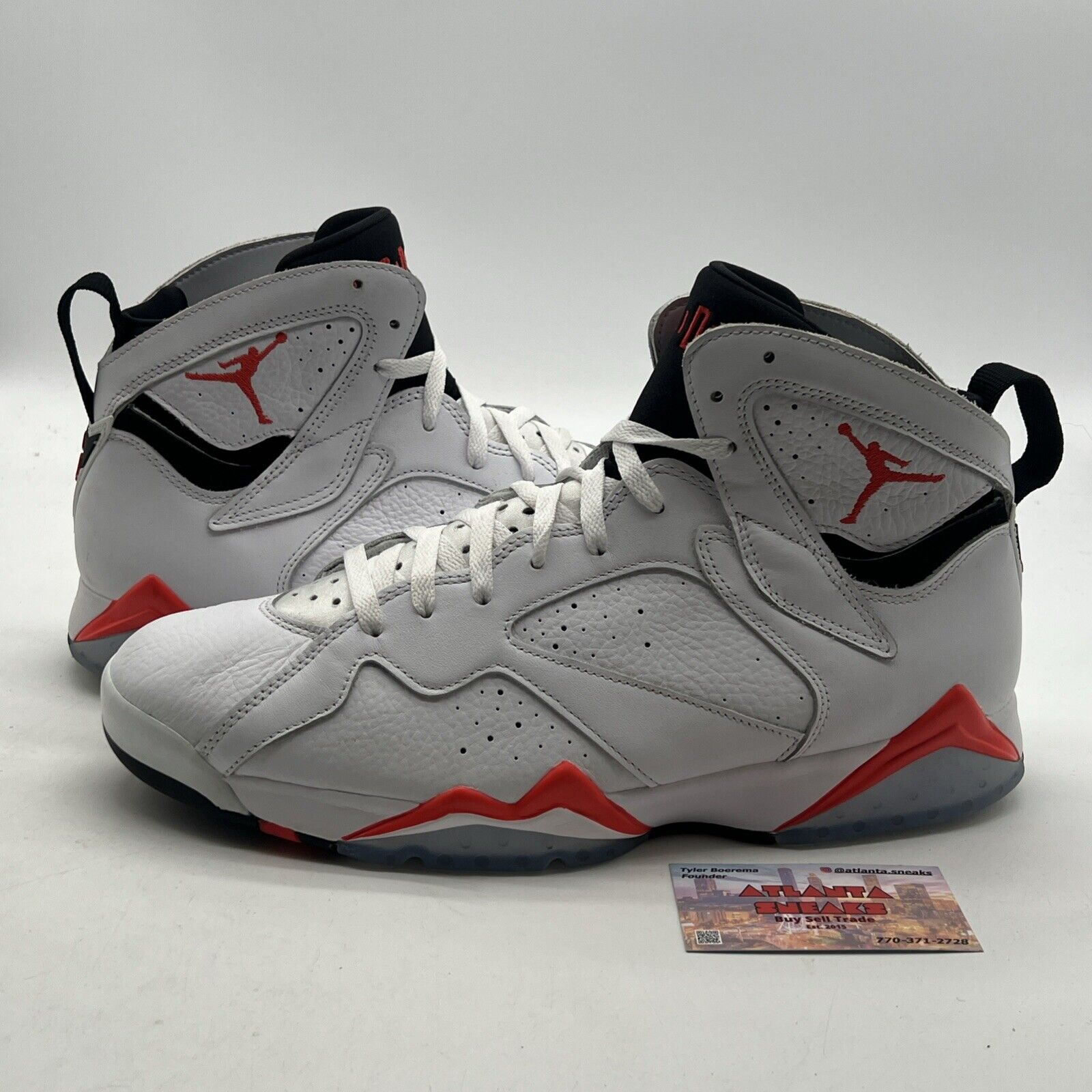 Size 13 - Air Jordan 7 Retro White Infrared (CU9307-160)