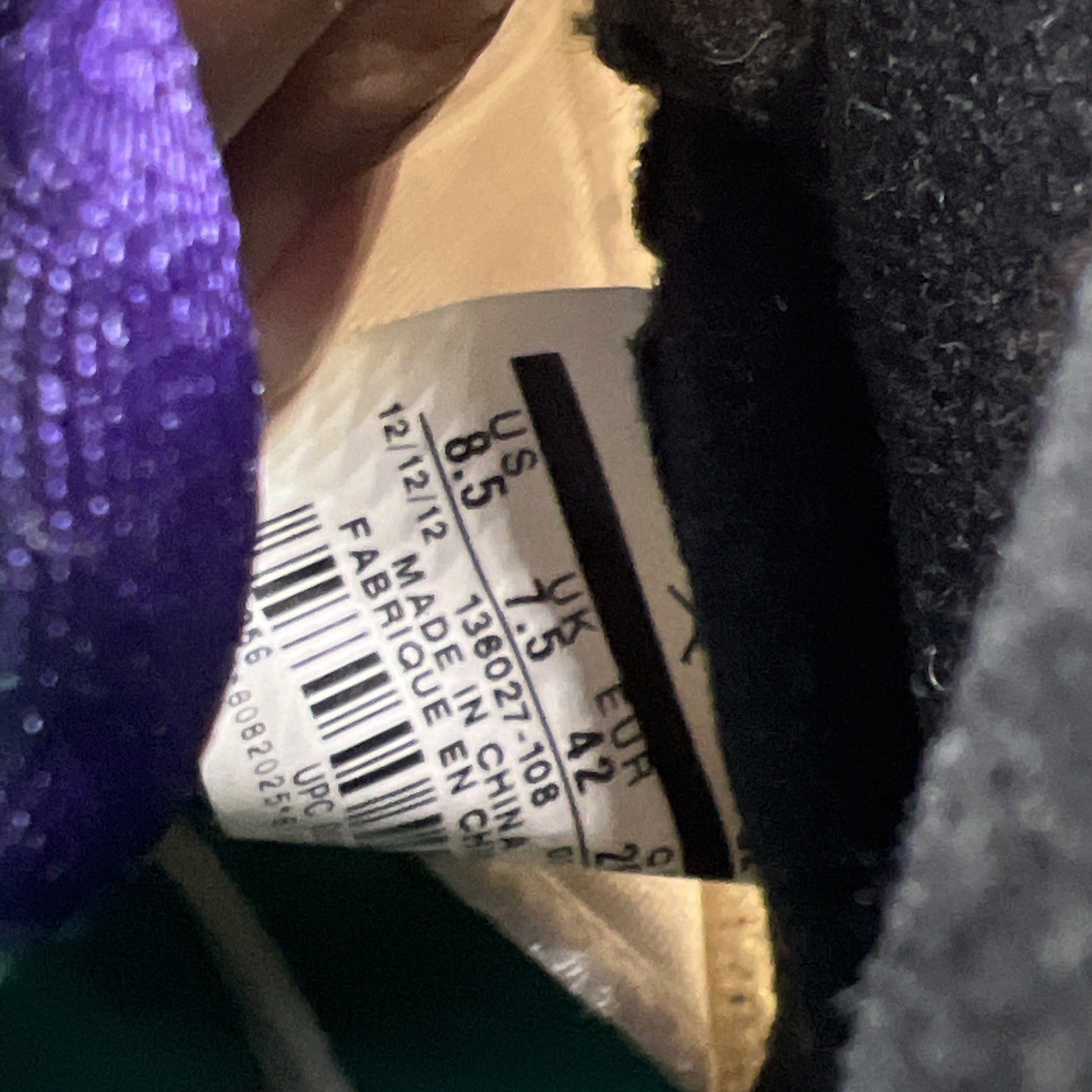 Size 8.5 - Air Jordan 5 Retro Grape 2013 (136027-108)