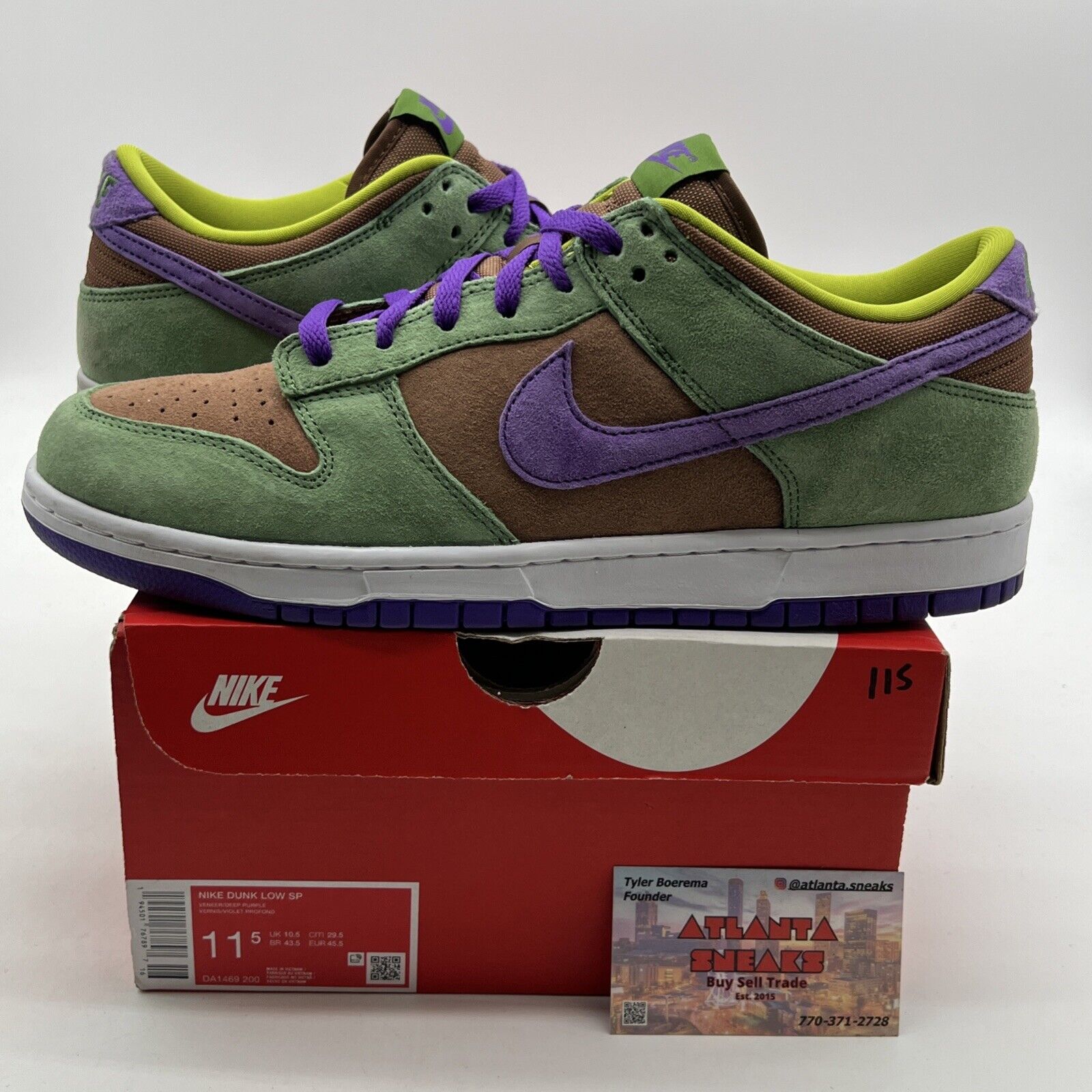 Size 11.5 - Nike Dunk SP Retro 2020 Low Veneer (DA1469-200)