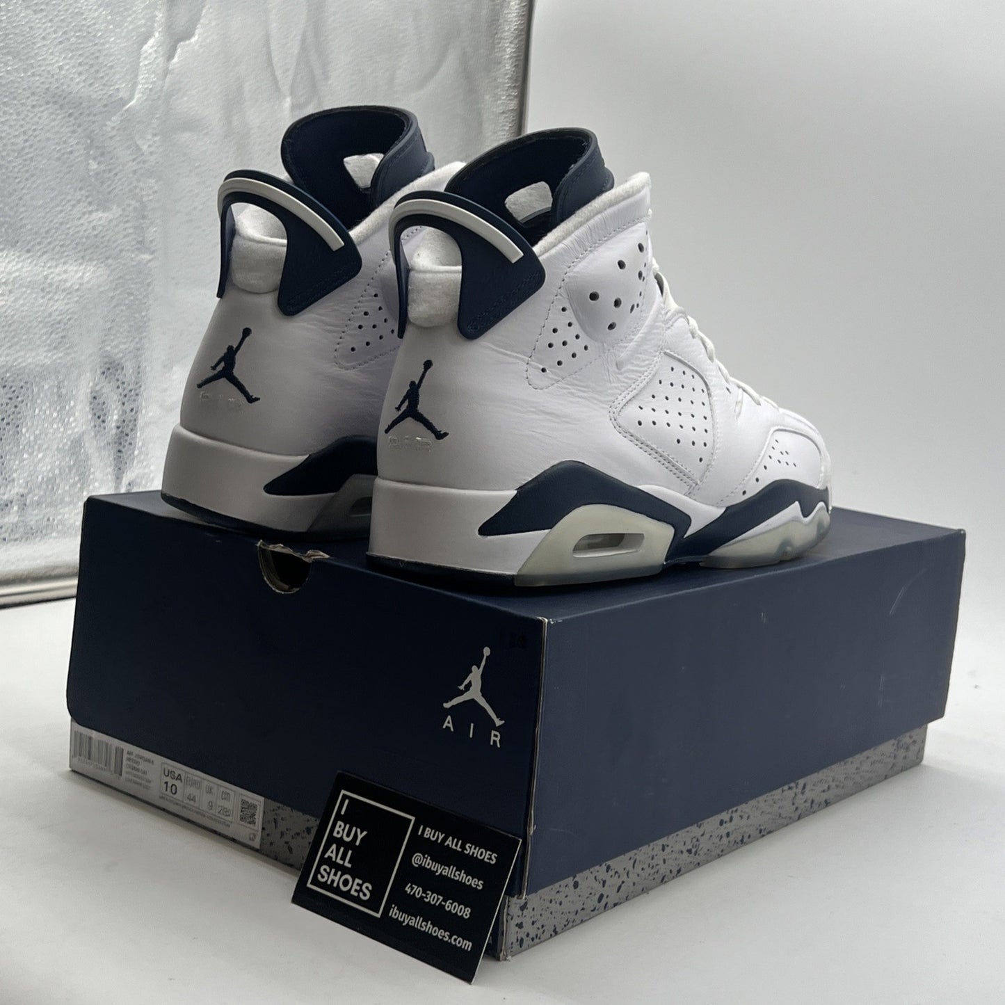 Size 10 - Air Jordan 6 Retro Midnight Navy (CT8529-141)