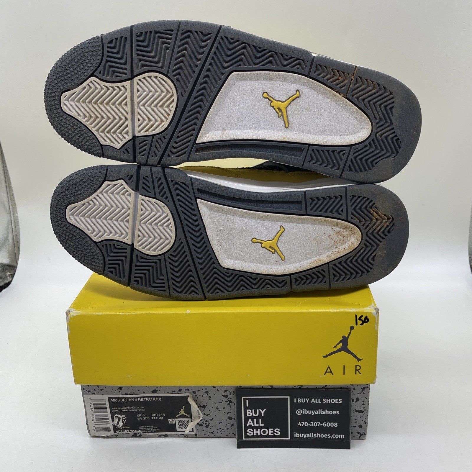 Size 7.5Y - Air Jordan 4 Retro GS Tour Yellow 2021 Suede Leather (408452700)