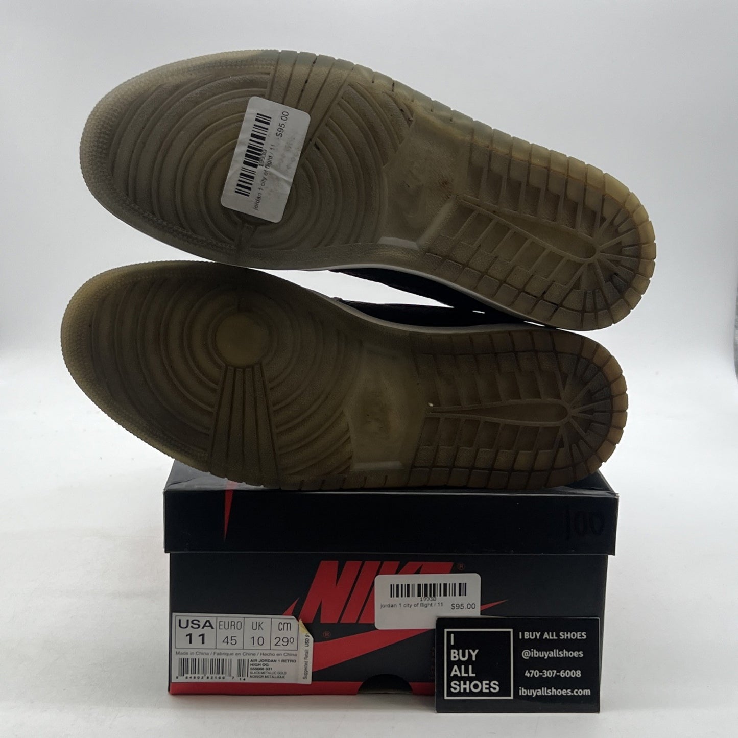 Size 11 - Air Jordan 1 Retro OG High City of Flight (555088-031)