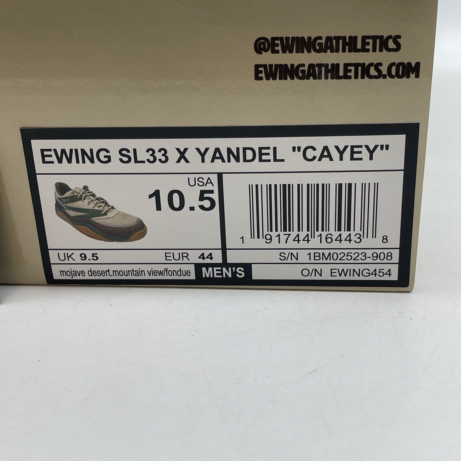 Size 10.5 - EWING SL33 x YANDEL CAYEY Mojave Mountain View (1BM02523-908)