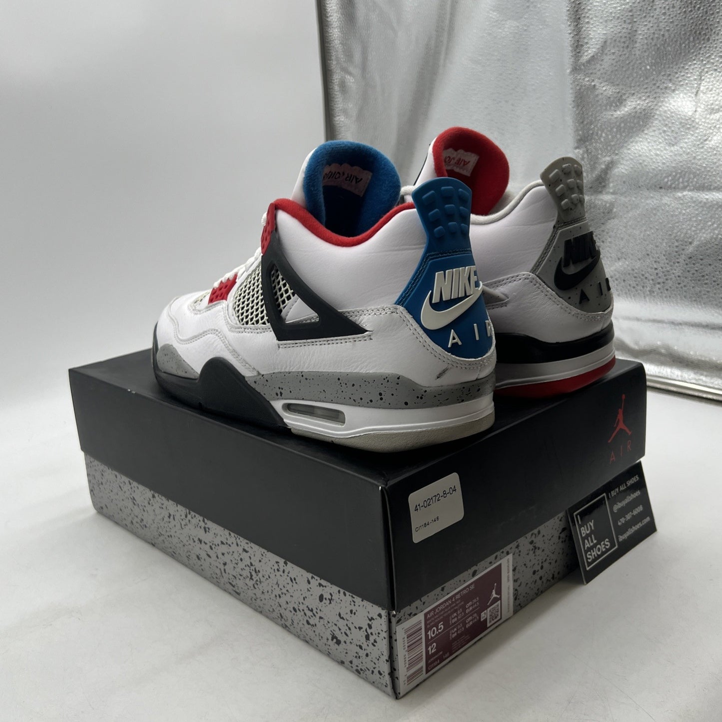 Size 10.5 - Air Jordan 4 Retro SE Mid What The 4 (CI1184-146)