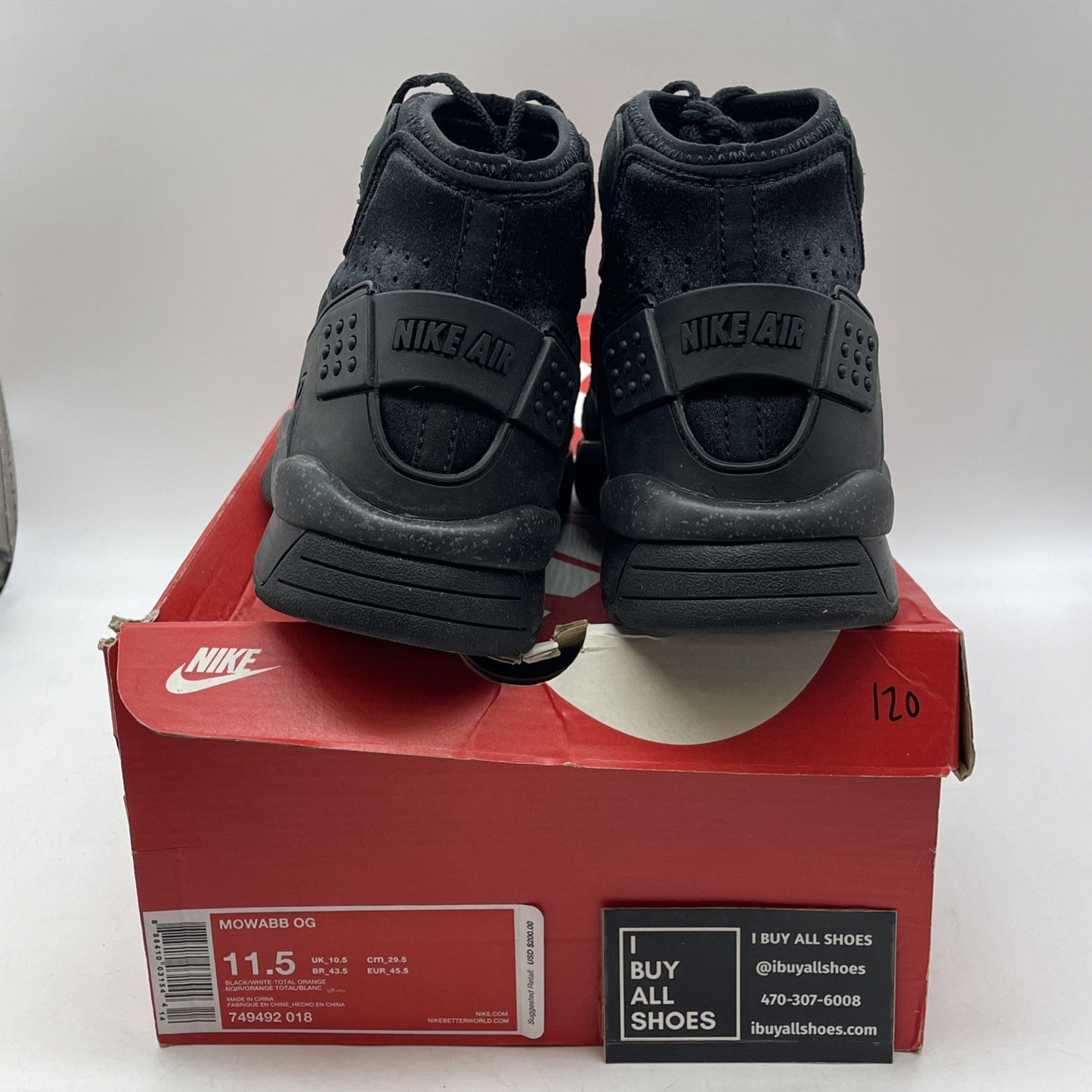 Size 11.5 - Nike Air ACG Mowabb OG Black (749492-018)