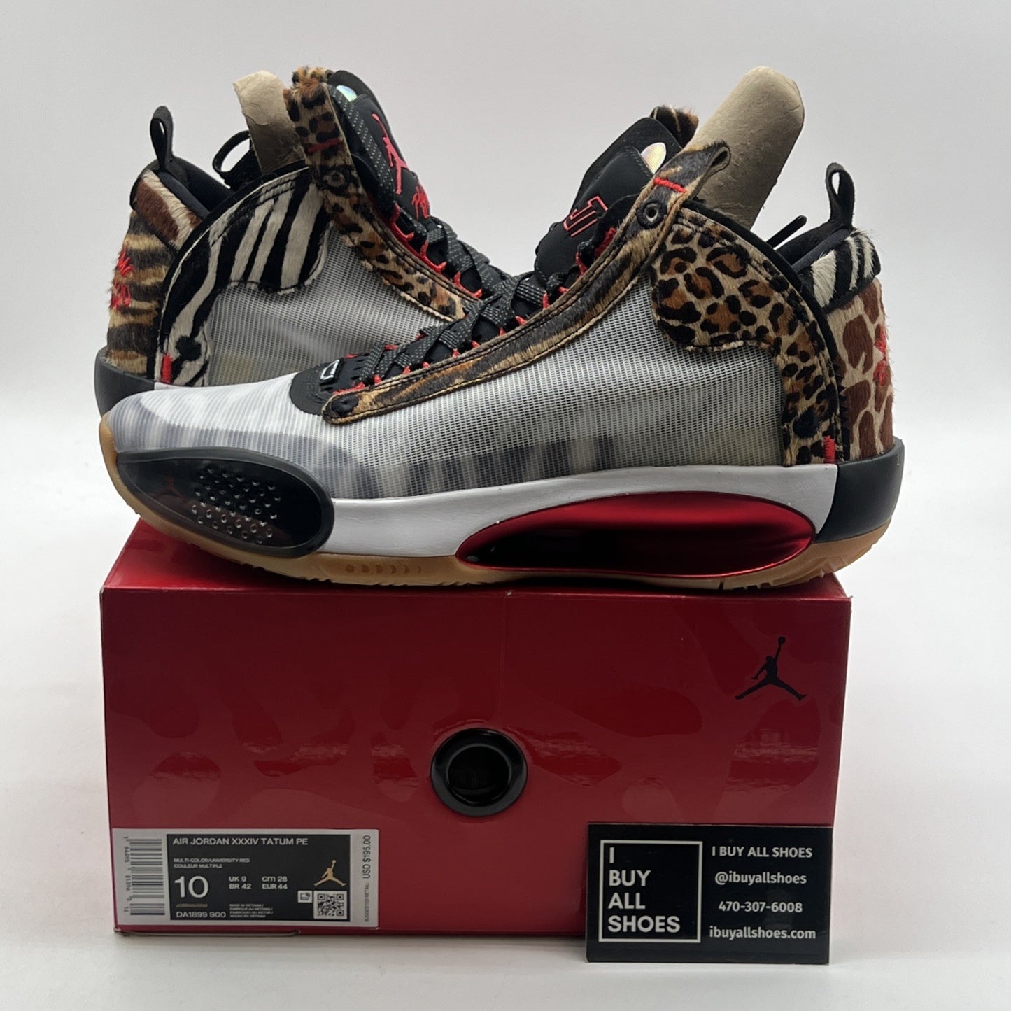 Size 10 - Jayson Tatum x Air Jordan 34 Welcome To The Zoo (DA1899-900)