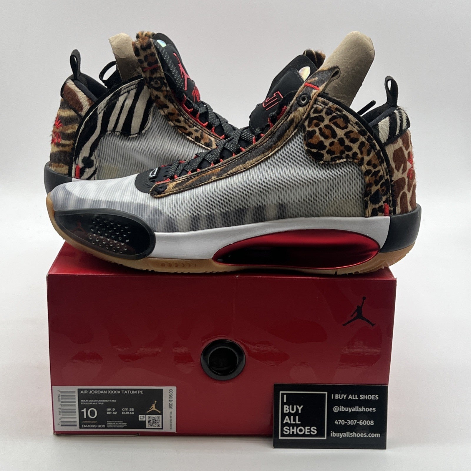 Size 10 - Jayson Tatum x Air Jordan 34 Welcome To The Zoo (DA1899-900)