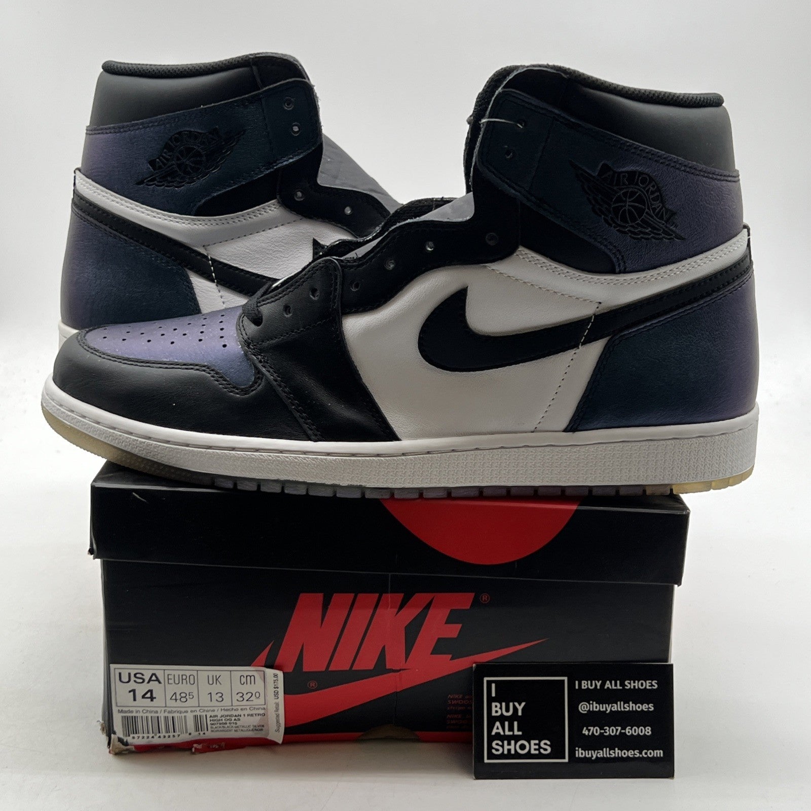 Size 14 - Air Jordan 1 Retro OG High All Star - Chameleon (907958-015)