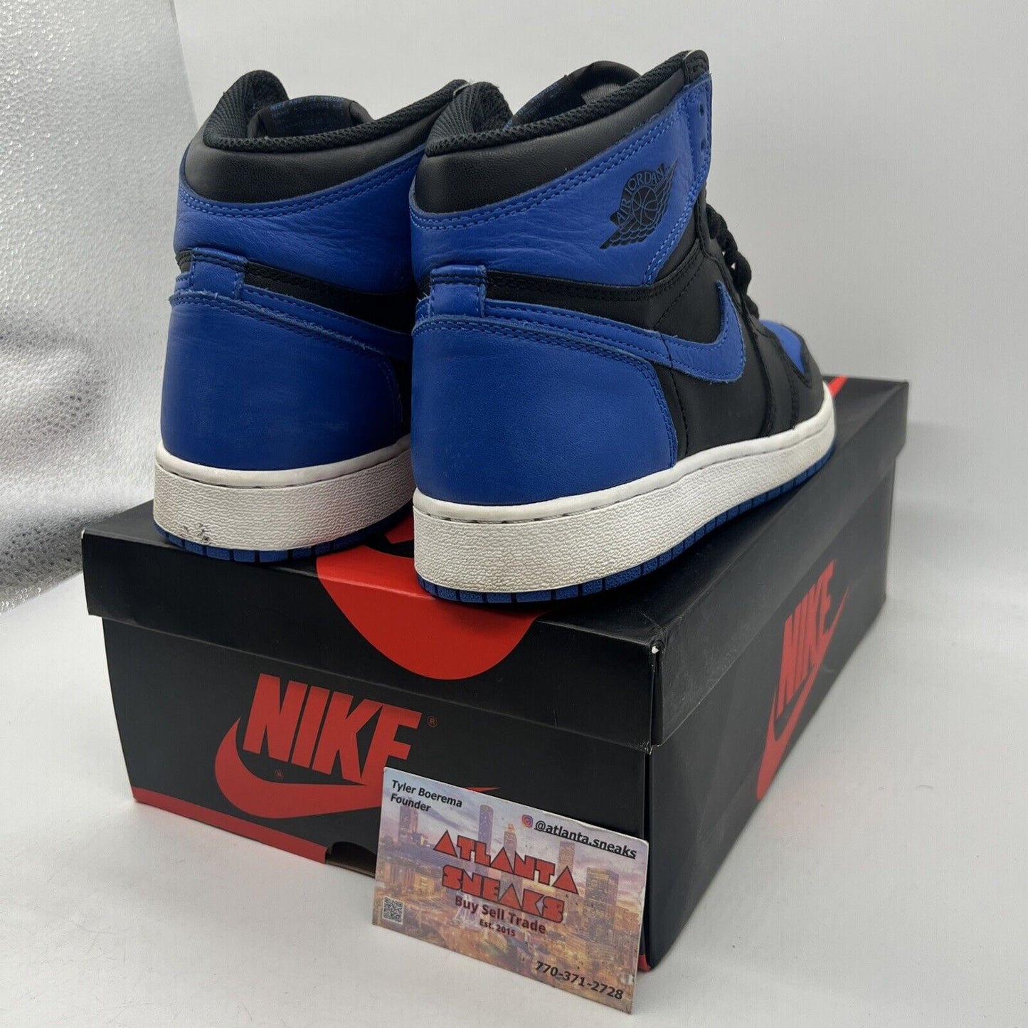 Nike Air Jordan Retro 1 High OG BG Royal 2017 575441007 Size 5Y