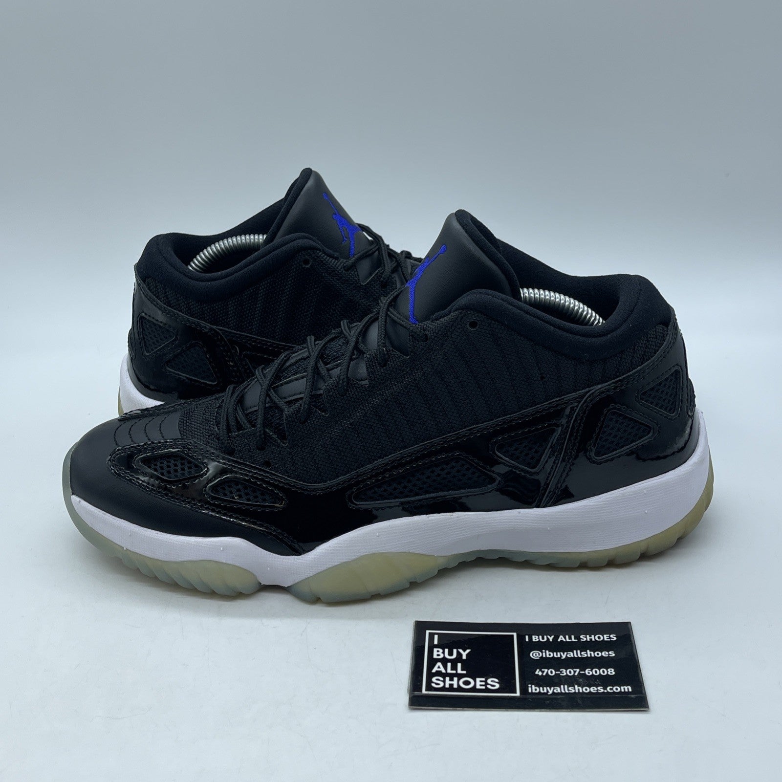 Size 10 - Air Jordan 11 Retro IE Low Space Jam Black Suede Leather (919712-041)