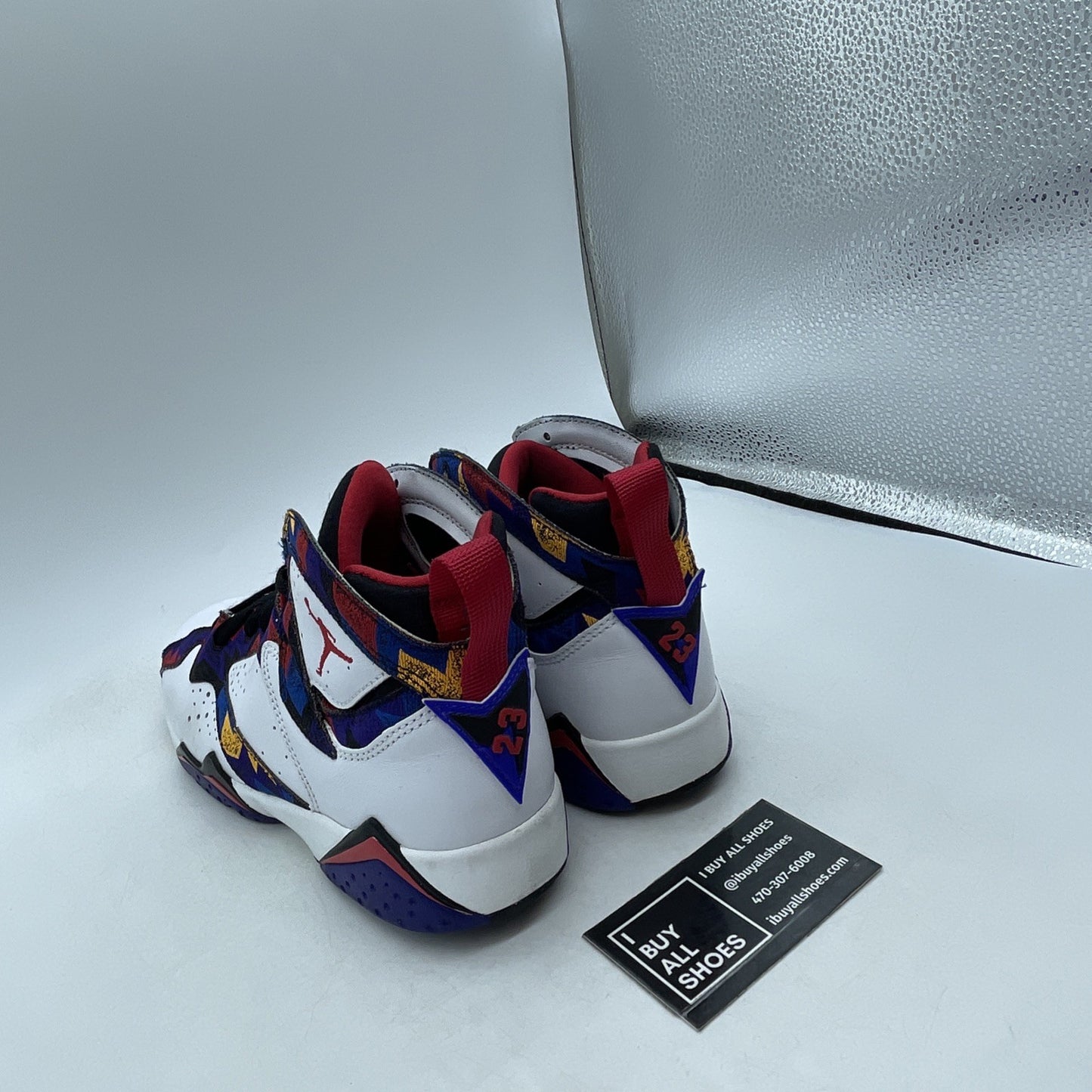 Size 5.5Y - Air Jordan 7 Retro Sweater (304774-142)