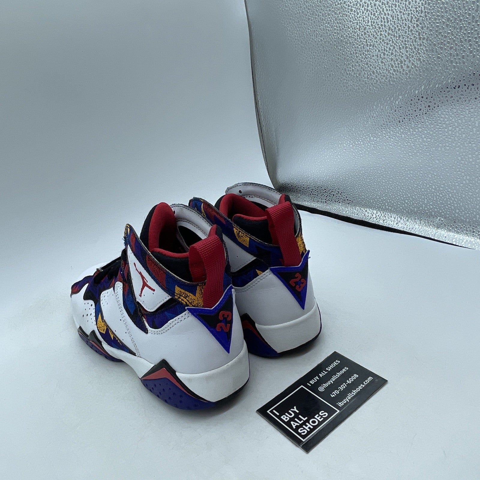 Size 5.5Y - Air Jordan 7 Retro Sweater (304774-142)