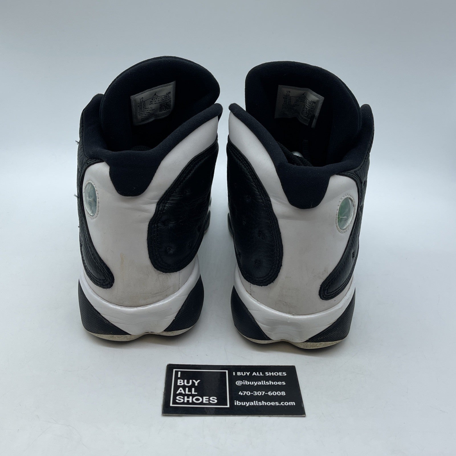 Size 11 - Air Jordan 13 Retro Reverse He Got Game White Black (414571-061)