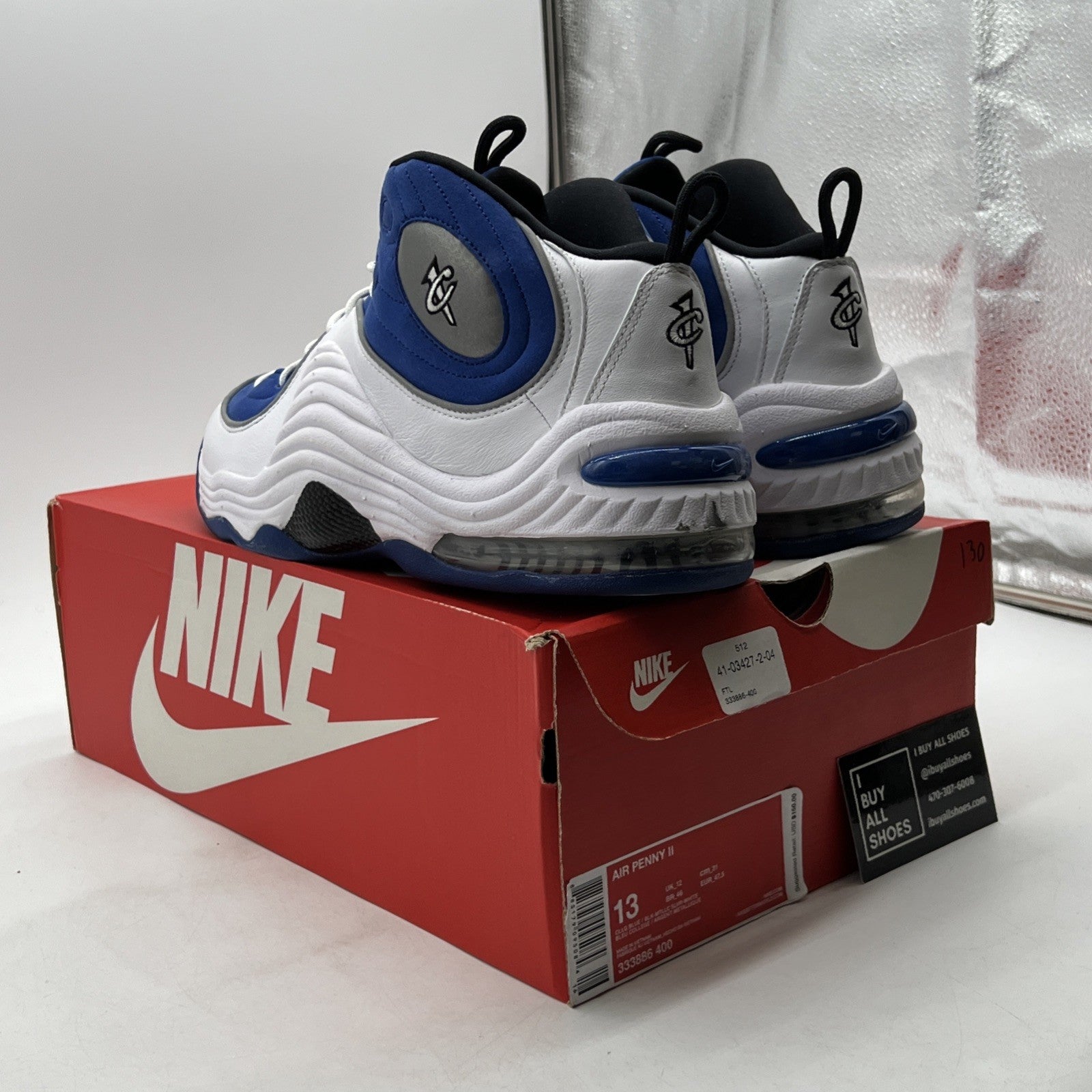 Size 13 - Nike Air Penny 2 2016 Atlantic Blue (333886-400)